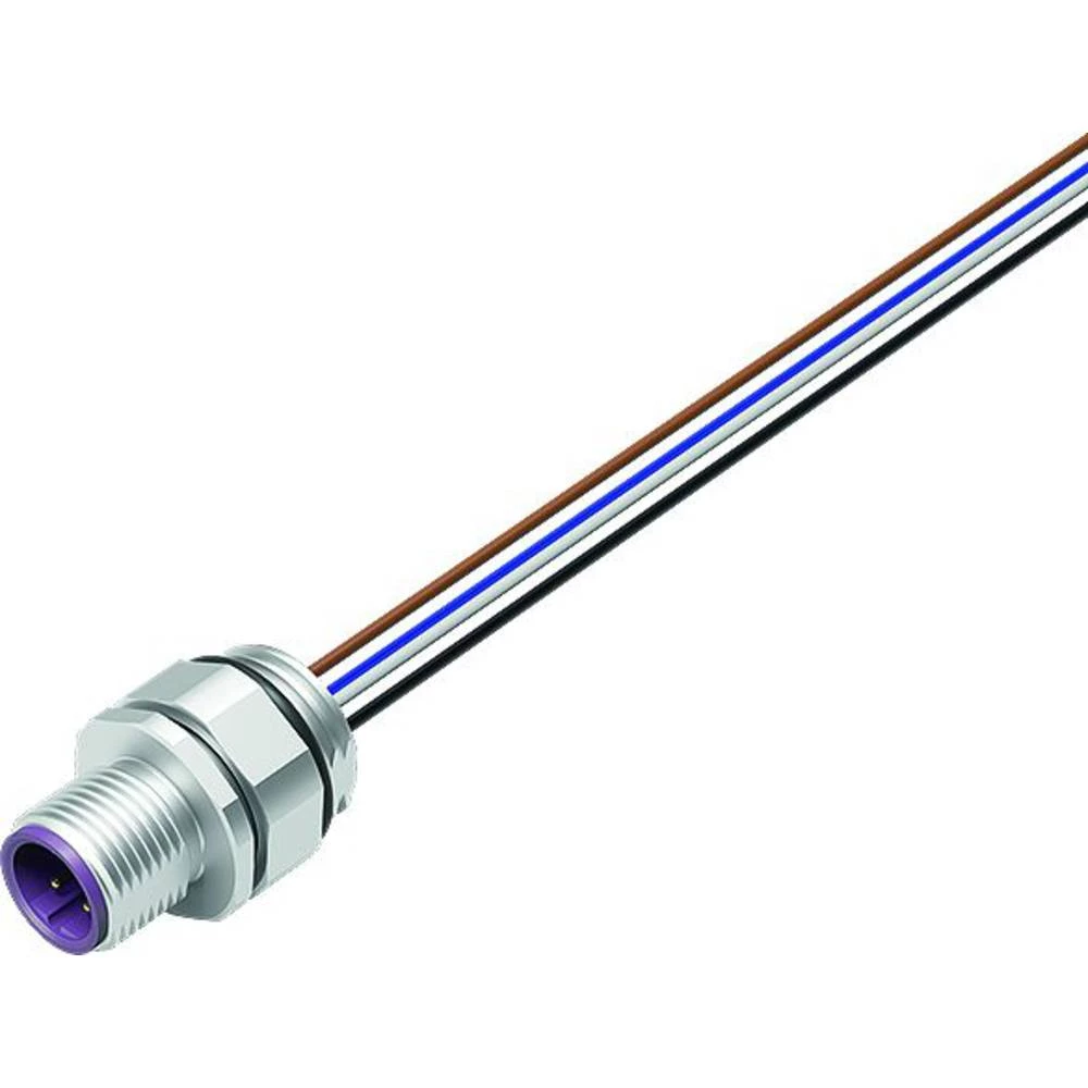 binder 76 0833 0011 00104-0200-20 utični konektor za senzor/aktivator, nekonfekcionirani muški konektor za prirubnicu Br slika