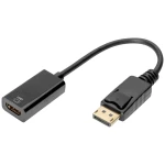 Digitus DisplayPort / HDMI priključni kabel DisplayPort utikač, HDMI A utičnica 0.20 m crna DB-340415-002-S dvostruko zaštićen, standardni HDMI, podržava HDMI, sa zaštitom DisplayPort kabel