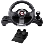 Konix Pro Steering Wheel upravljač  PlayStation 4, Xbox One, Xbox Series S, Xbox Series X, Nintendo Switch crna uklj. ručica mjenjača, uklj. pedale