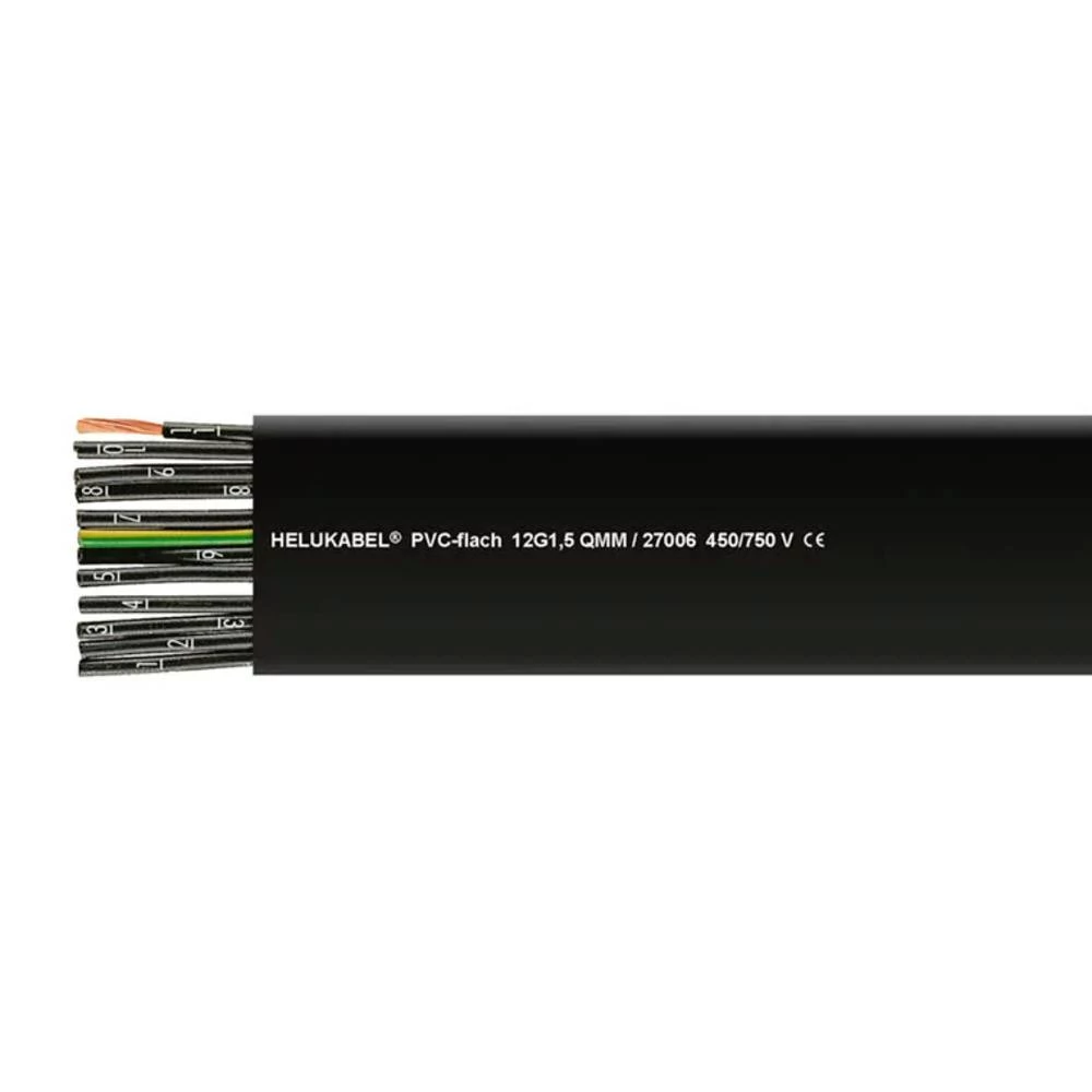 Helukabel plosnati tračni kabel 5 G 16 mm² crna 27025-500 500 m slika