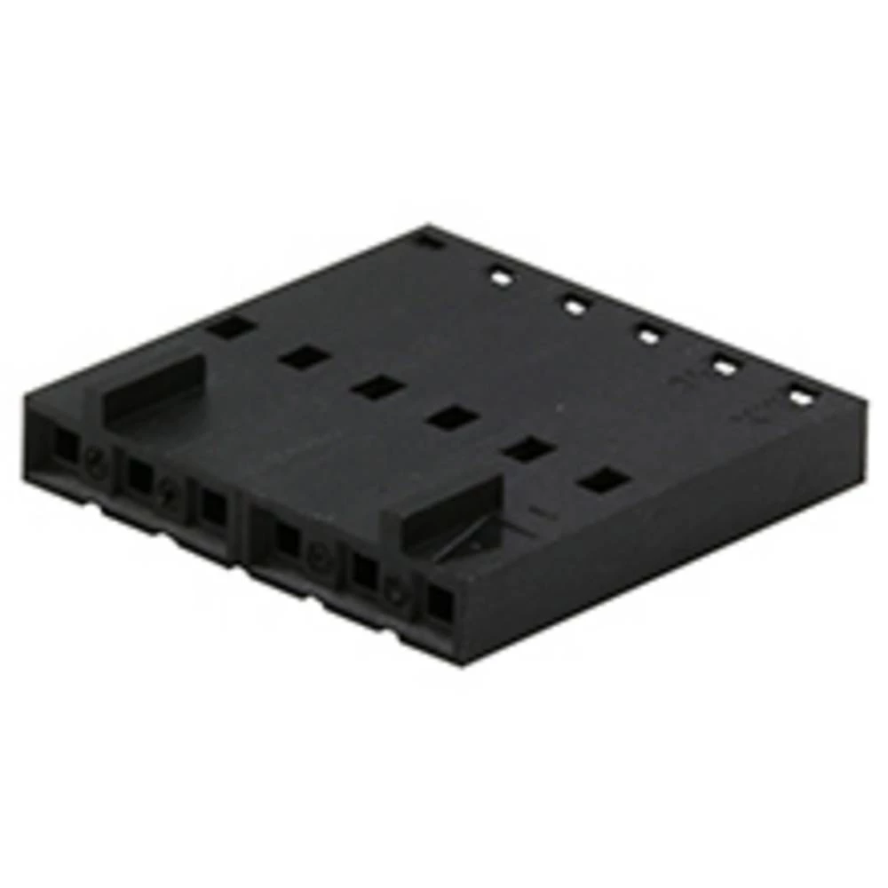 Molex 50579202 SL Crimp Housing, Single Row, Version C, Front Ribs, 2 Circuits, Black slika