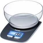 Beurer KS25 Digitalna kuhinjska vaga sa mjernom posudom, mjerni opseg (max.)=3 kg Crna