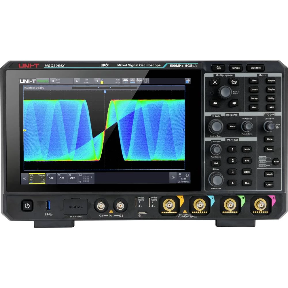 Uni-T MSO3054X digitalni osciloskop 500 MHz 1 kom. slika