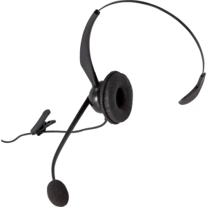 Auerswald COMfortel H-200 telefonske slušalice dhsg sa vrpcom na ušima crna slika