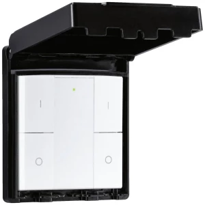 Zidni prekidač Smart Home Zigbee On/Off/Dimm Outdoor Black Paulmann 50137 bežična kontrola  3 V  85 mm  crna slika