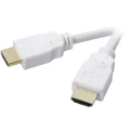HDMI priključni kabel [1x HDMI-utikač 1x HDMI-utikač] 1.50 m bijeli SpeaKa Professional slika