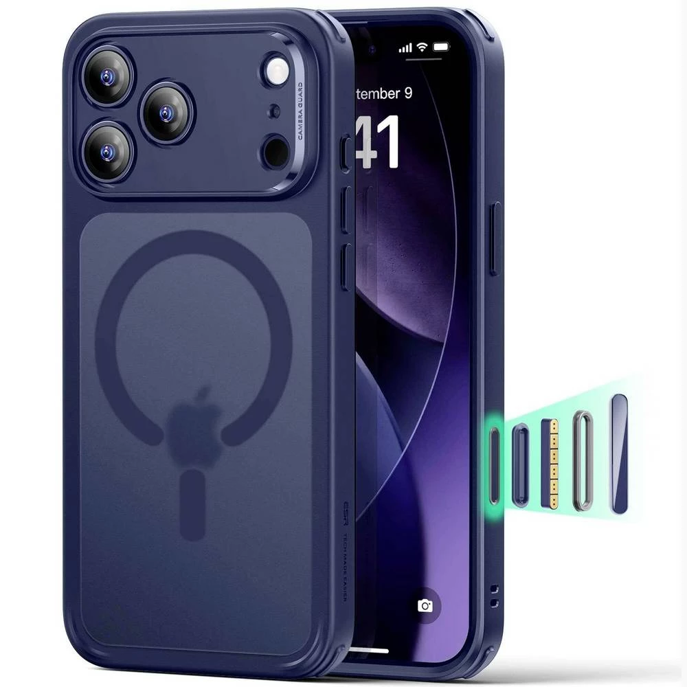 ESR torbica Apple iPhone 17 Pro Max plava boja, prozirna 1A86400401 slika