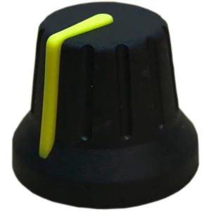 Okretni gumb S pokazivačem Crno-žuta (Ø x V) 18.8 mm x 15.24 mm PSP 49009-Y 1 ST slika