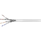 Mrežni kabel CAT 6 S/FTP 4 x 2 x 0.25 mm² Siva Goobay 50977 100 m