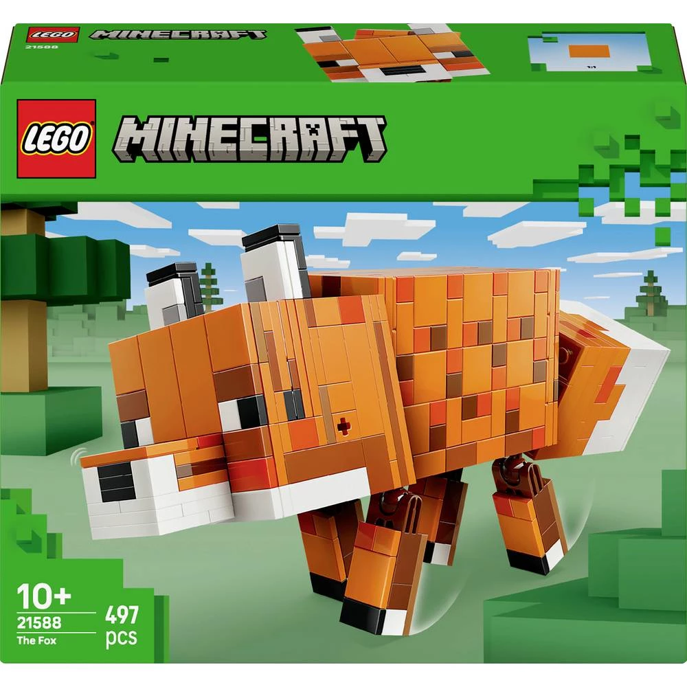 21588 LEGO® MINECRAFT Lisica (21588); Ukras za videoigru; Igračka slika