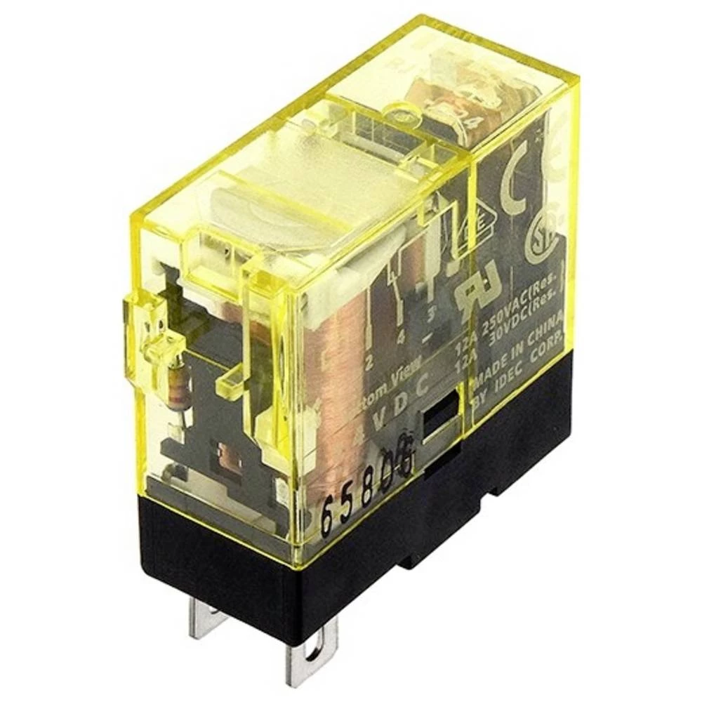 Idec RJ Series industrijski relej Nazivni napon: 24 V/DC Prebacivanje struje (maks.): 12 A 1 kom. slika