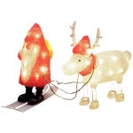 Konstsmide 6239-103 akrilna figura Energetska učinkovitost 2021: G (A - G) Djed Božićnjak, sob toplo bijela LED crvena, bijela