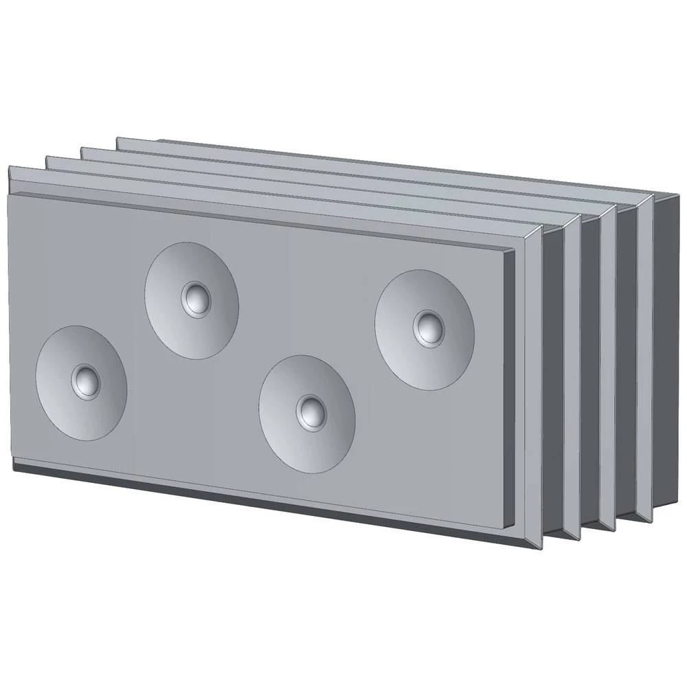 CONTA-CLIP KDS-DES 4X7,5 GR element za brtvljenje     termoplastični elastomer siva 5 St. slika