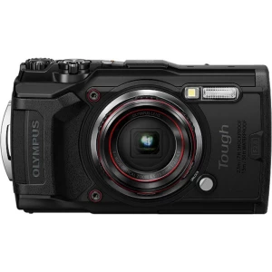 Digitalni fotoaparat Olympus Tough TG-6 12 MPix Zoom (optički): 4 x Crna GPS, Otporan na udarce, Vodootporno do 15 m, Otporan na slika