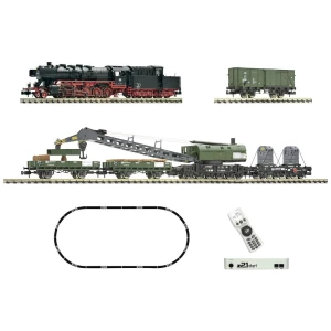 Fleischmann 5170004 N z21 start DigitalSet parna lokomotiva BR 051 s kranskim vlakom DB slika