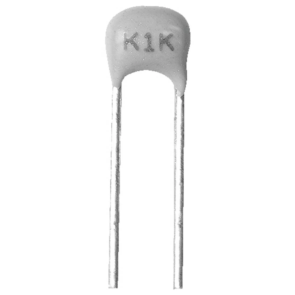 Kemet keramični kondenzator radijalno ožičen 63 V/DC 10 % (D x Š x V) 5.1 x 3.2 x 5.8 mm 1 kom. slika