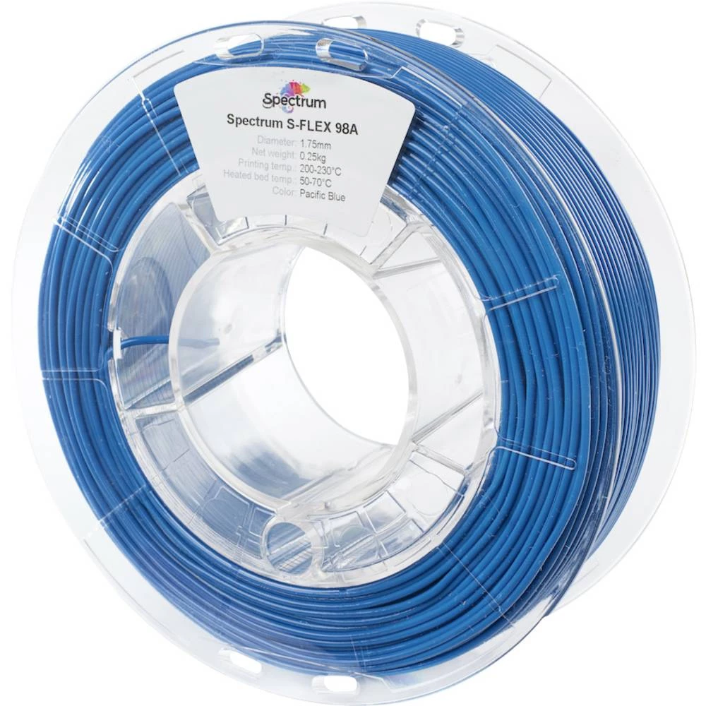 Spectrum Filaments 80525 S-Flex 98A 3D pisač filament fleksibilni filament fleksibilan, kemijski otporan, bez iskrivljen slika