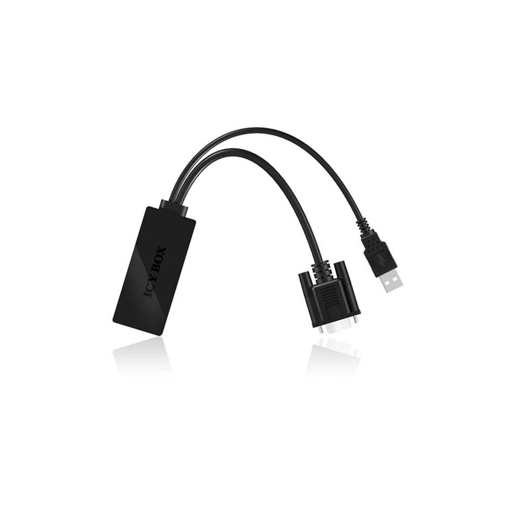 ICY BOX monitor adapter [1x ženski konektor HDMI - 1x ženski konektor VGA, USB 3.2 gen. 1 utikač A (USB 3.0)] IB-AC512 slika