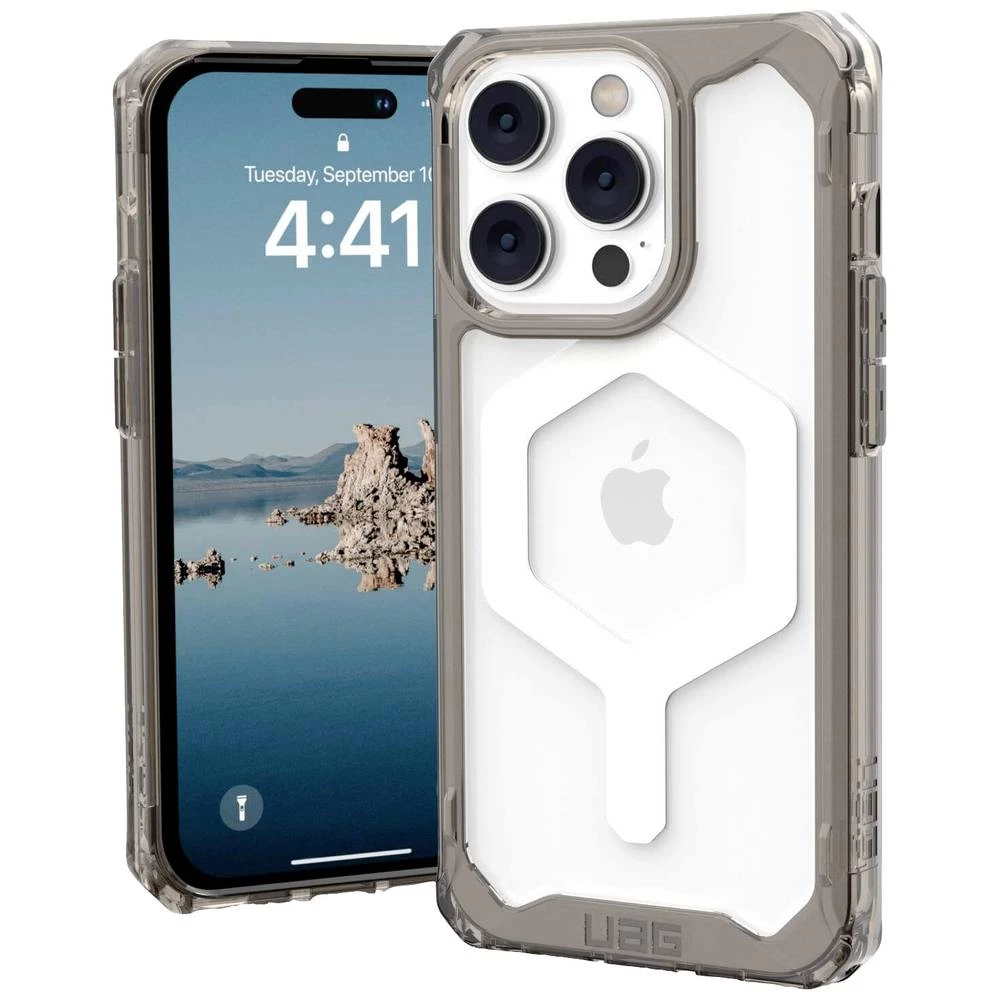 Urban Armor Gear Plyo MagSafe Pogodno za model mobilnog telefona: iPhone 14 Pro, siva Urban Armor Gear Plyo MagSafe case Apple iPhone 14 Pro siva slika