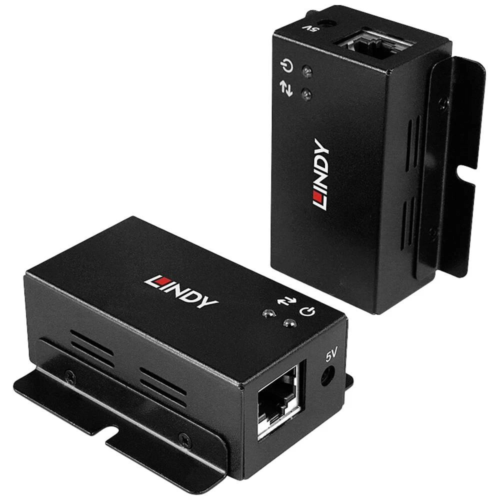 LINDY 2 Port USB 2.0 Cat.6 Extender USB 2.0 USB produživač putem mrežnog kabela RJ45 50 m slika