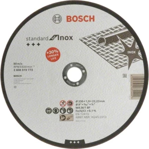 Bosch Accessories Standard for Inox 2608619773 rezna ploča ravna 230 mm 1 St. čelik slika