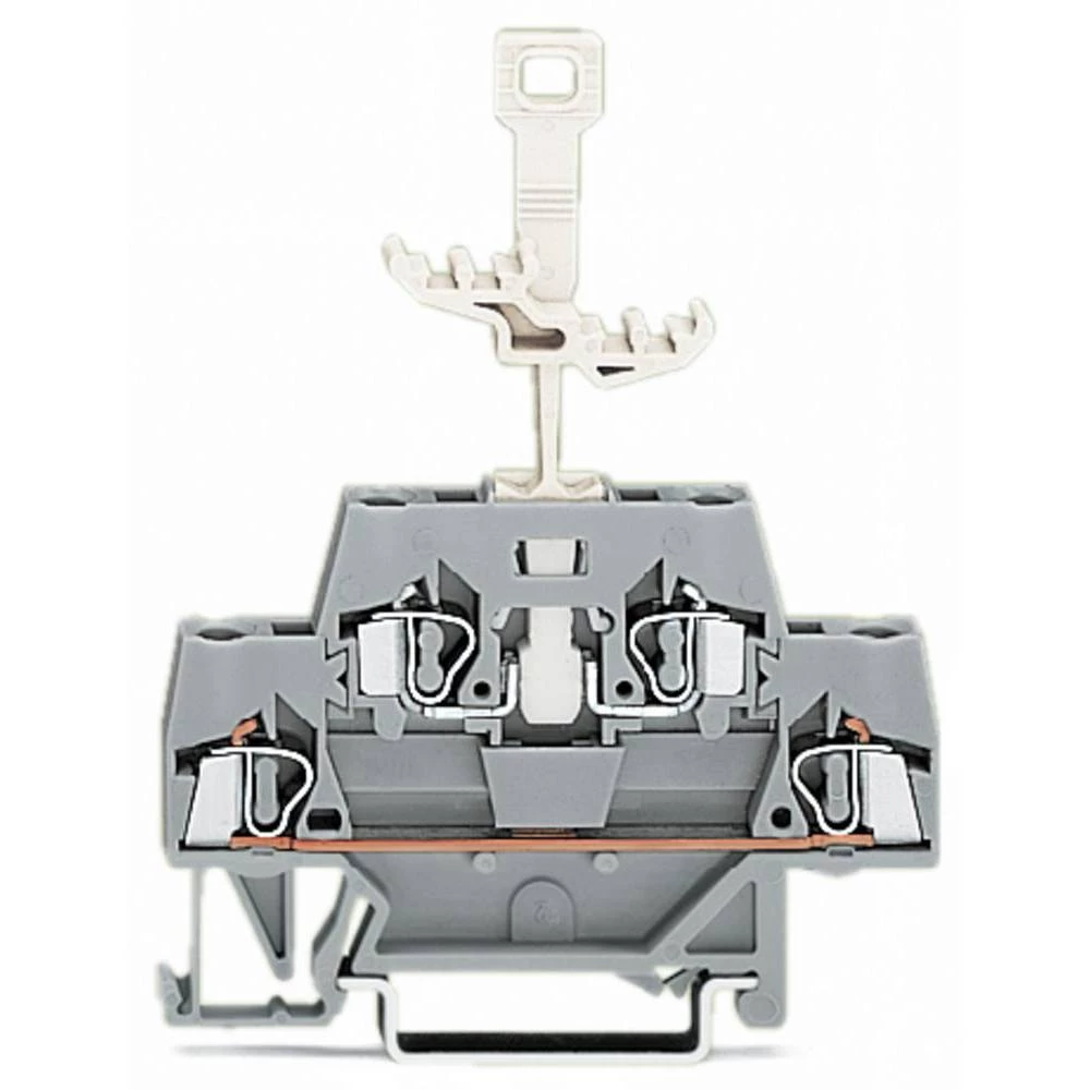 WAGO 280-521 dvokatna prolazna stezaljka 5 mm opruga Dostupnost: l siva 50 St. slika