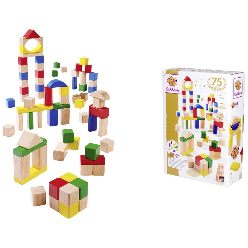 Eichhorn set komponenta konstruktor Broj dijelova: 75 Starosna skupina: iznad 1 godine slika