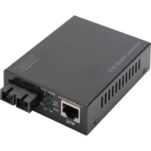 SC dvostriki konektor, IEEE 802.3z 1000BASE-LX, LAN 10/100/1000 MBit/s Medijski konvertor 10 / 100 / 1000 Mbit/s Digitus DN-8216 slika