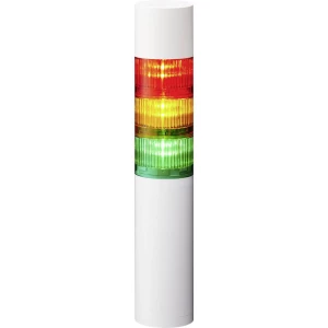 Signalni toranj LED Patlite LR6-3M2WJBW-RYG 3-bojno, Crvena, Žuta, Zelena 3-bojno, Crvena, Žuta, Zelena Žmigavac, Stalno svjetlo slika