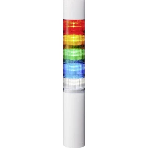 Signalni toranj LED Patlite LR6-5M2WJBW-RYGBC 5-bojno, Crvena, Žuta, Zelena, Plava boja, Prozirna 5-bojno, Crvena, Žuta, Zelena, slika