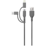 GP Batteries USB kabel za punjenje USB 2.0 USB-A utikač, Apple Lightning utikač, USB-Micro-B utikač, USB-C® utikač 1 m s