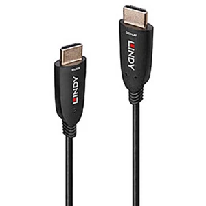 LINDY HDMI priključni kabel HDMI A utikač 10.00 m crna 38510  HDMI kabel slika