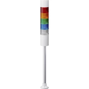 Signalni toranj LED Patlite LR6-502PJBW-RYGBC 5-bojno, Crvena, Žuta, Zelena, Plava boja, Prozirna 5-bojno, Crvena, Žuta, Zelena, slika