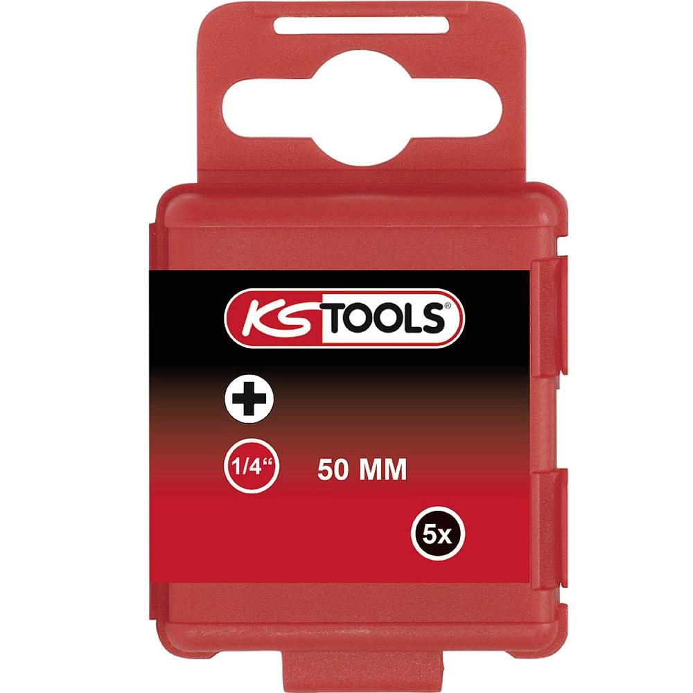 KS Tools 911.2214 9112214 križni bit PH 2 poniklovani E 6.3 5 St. slika