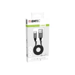 Emtec USB kabel  USB-C® utikač, USB-C® utikač 1.2 m crna  ECCHAT700TC2