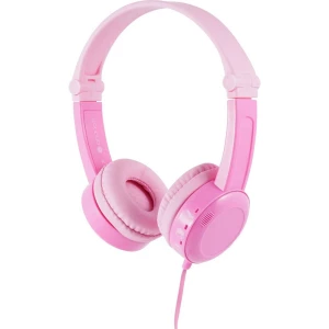 onanoff    Travel        za djecu    on ear stereo-headset    na ušima    sklopive, slušalice s mikrofonom, ograničenje glasnoće    ružičasta slika