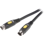 SpeaKa Professional S-Video video priključni kabel [1x muški konektor s-video - 1x muški konektor s-video] 5.00 m crna