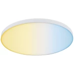 LED ploča Smart Home Zigbee Velora okrugla 400 mm podesiva bijela bijela s mogućnošću zatamnjivanja Paulmann Velora 79895 LED stropna svjetiljka   22 W toplo bijela do hladno bijela bijela