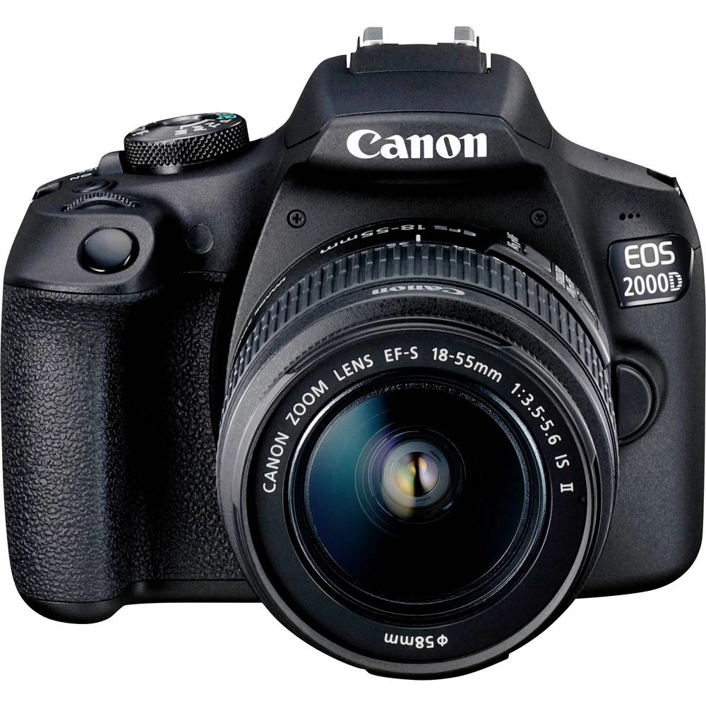 Canon EOS 2000D Kit 18-55 mm DC III digitalni slr fotoaparat EF-S 18-55 mm IS III 24.1 Megapiksela crna optičko tražilo, slika