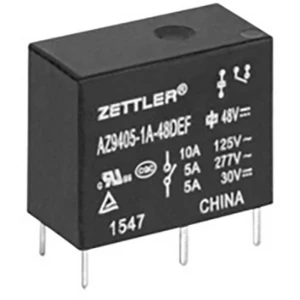 Zettler Electronics AZ9405-1A-5DSEF relej za tiskane pločice 5 V/DC 10 A 1 zatvarač 1 St. slika