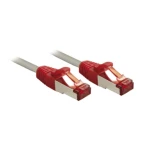 LINDY 47844 RJ45 mrežni kabel, Patch kabel CAT 6 S/FTP 20 m siva  1 St.