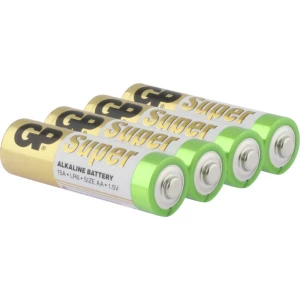GP Batteries GP15A / LR06 mignon (AA) baterija alkalno-manganov 1.5 V 4 St. slika