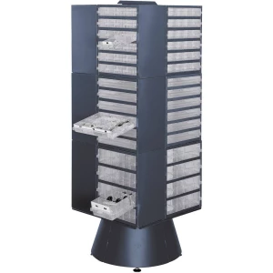 raaco Serie 250 Okretni toranj za spremnik s ladicama Broj odjeljaka: 12 slika