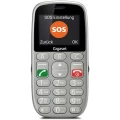 Gigaset GL390 senior mobilni telefon srebrna slika