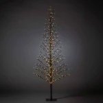 LED dizajn drvce 210 cm Jantarna boja Konstsmide 3387-700 Crna