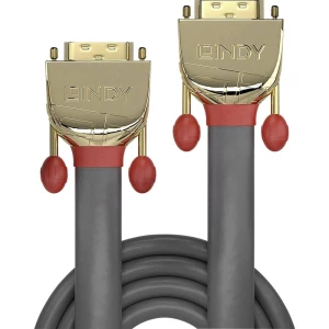 LINDY DVI priključni kabel DVI-D 24+1-polni utikač, DVI-D 24+1-polni utikač 20.00 m siva 36208  DVI kabel slika