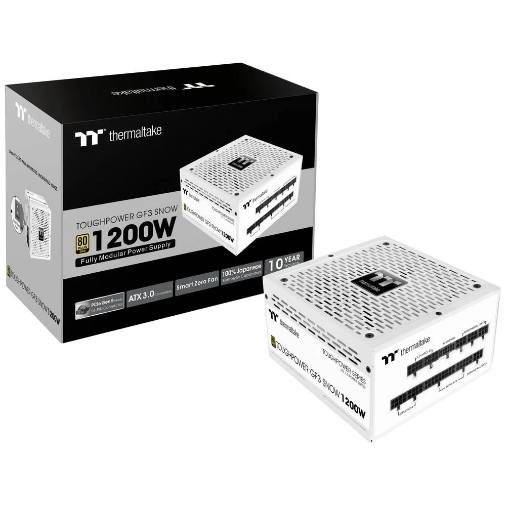 Thermaltake Toughpower GF A3 Snow 1200W PC napajanje 1200 W ATX 80 plus gold slika