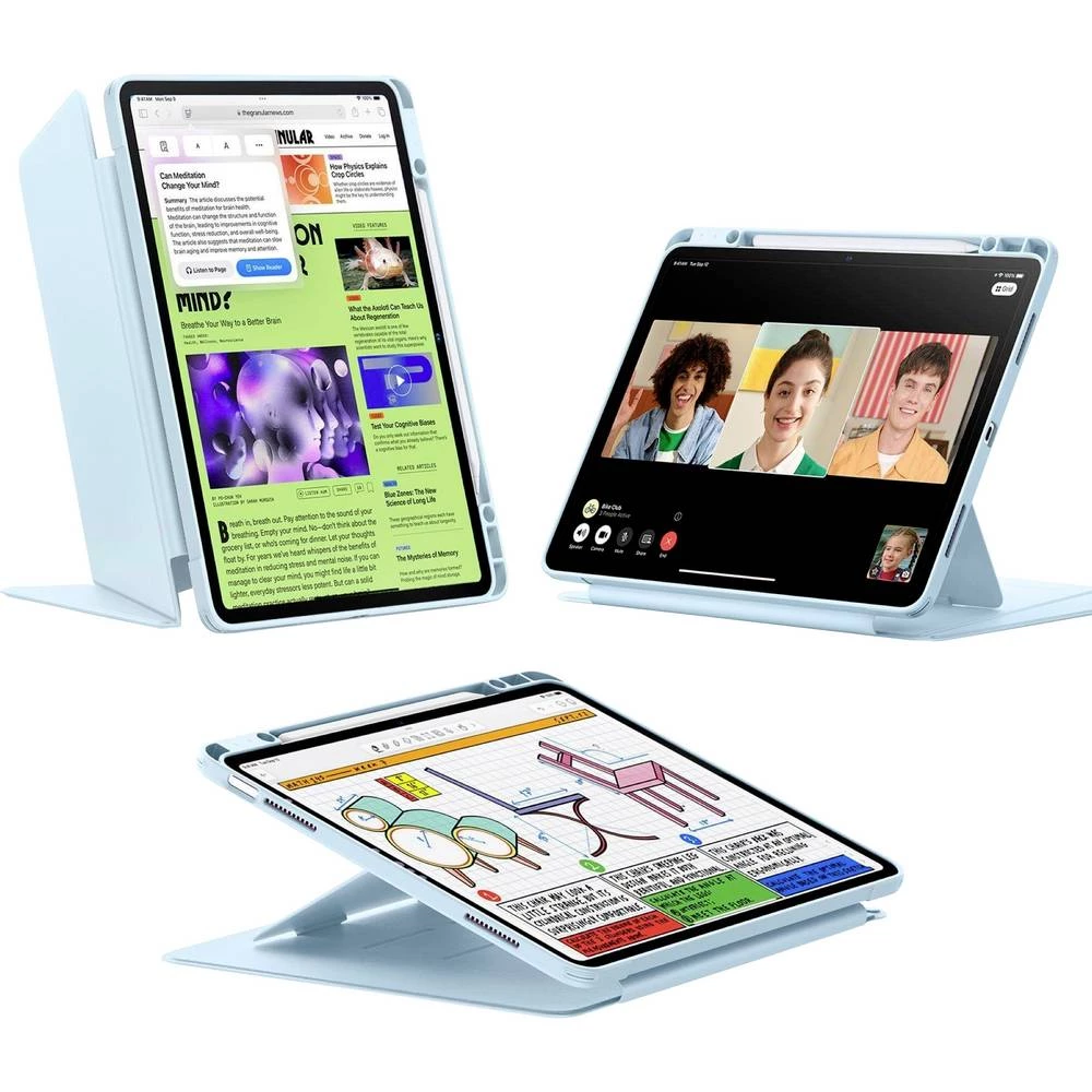ESR 1B21500203 tablet etui Apple iPad Air 13" (2025 & 2024) 33 cm (13") stražnji poklopac nebesko plava slika