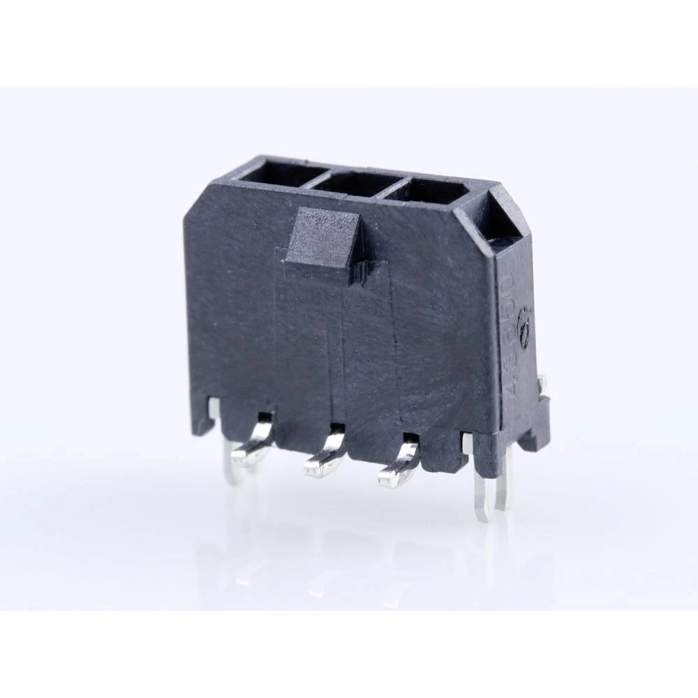 Molex ugradna standardna letva s muškim kontaktima Ukupan broj polova 3 Raster: 3.00 mm 436500323 1 St. Tape on Full ree slika