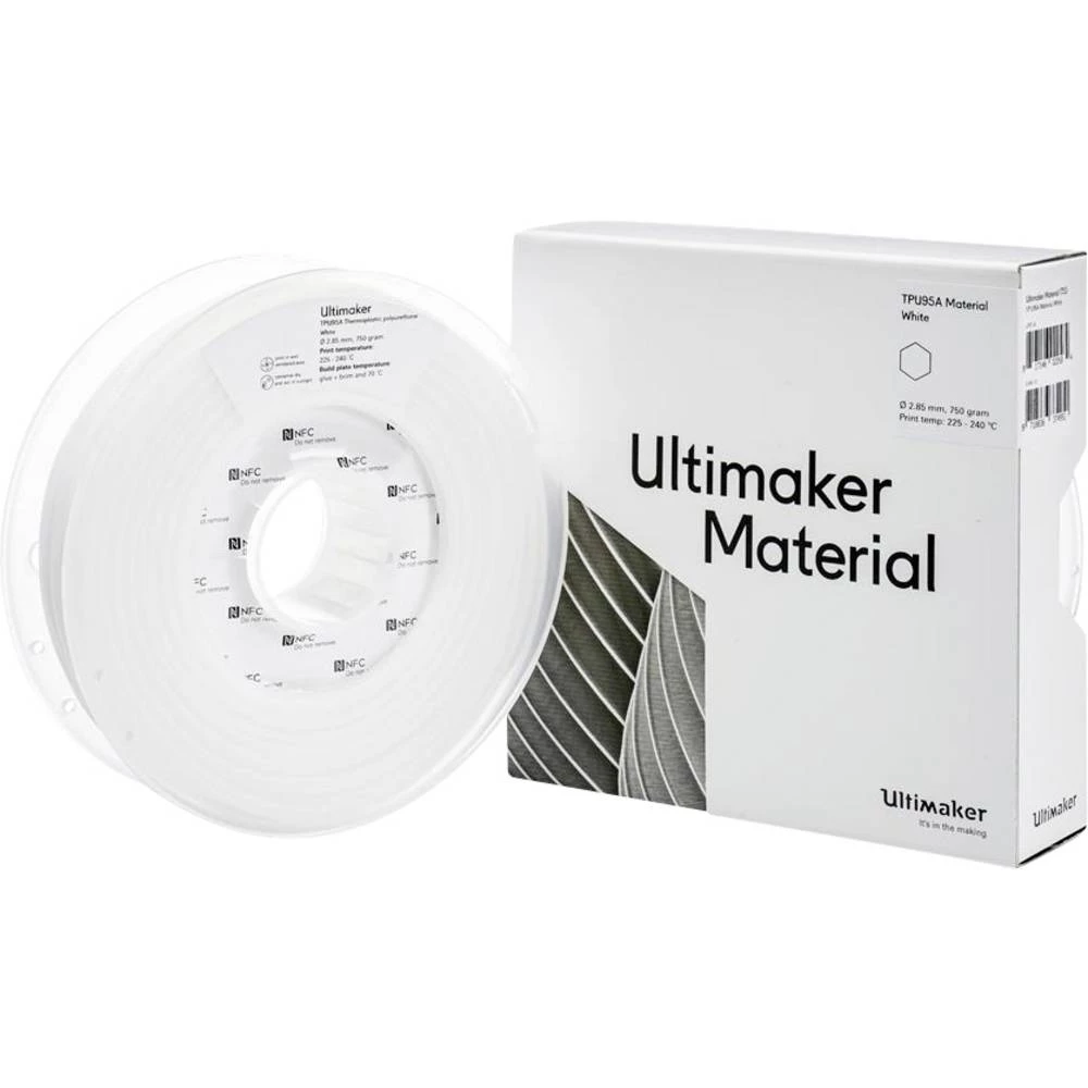UltiMaker PMUM-1006-002 TPU95A 3D pisač filament TPU 2.85 mm 700 g bijela 1 kom. slika